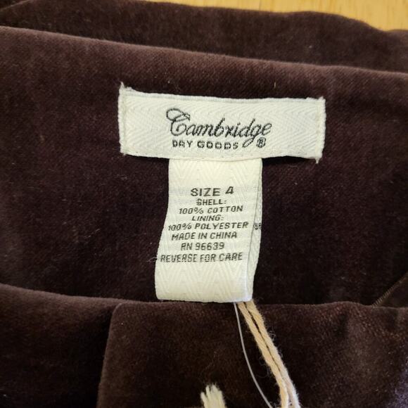 Cambridge Dry Goods Brown Velvet Blazer - Picture 5 of 12